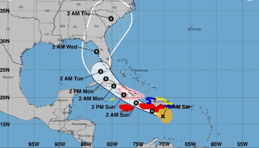 amenaza del huracán Elsa para Cuba