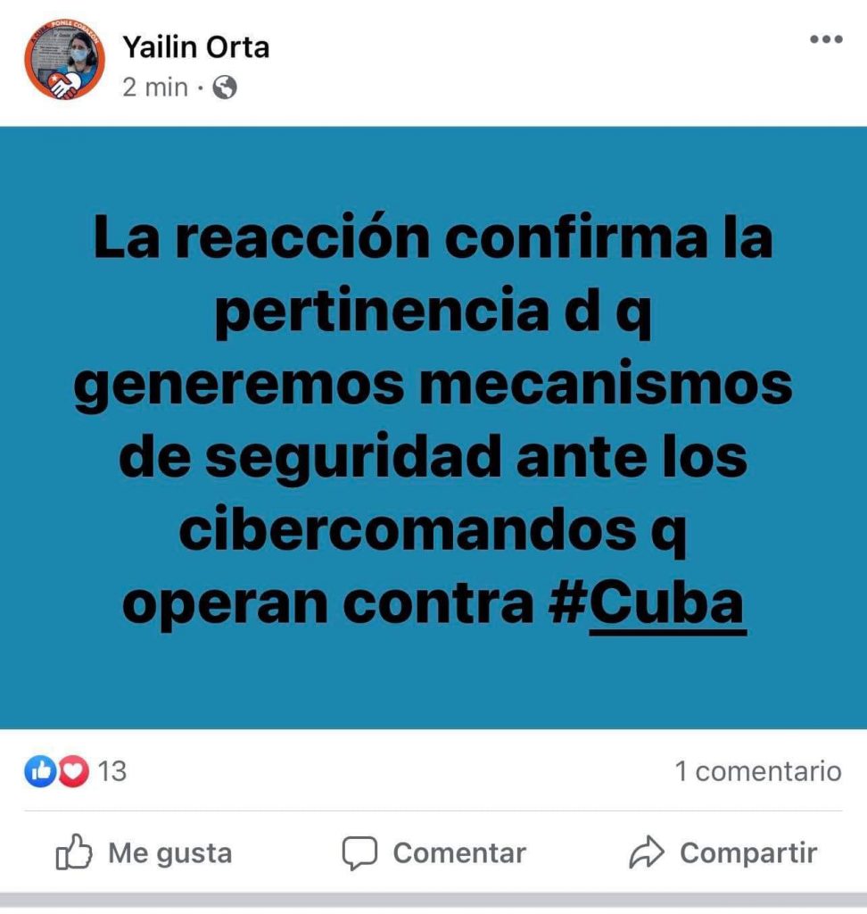Yailín Orta, Directora del Granma, sobre Decreto-Ley 35