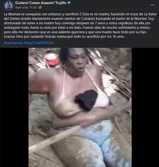 Madre de peleador cubano