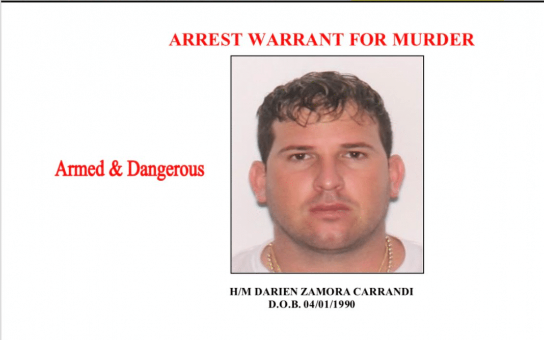 La policía identifica a Darién Zamora