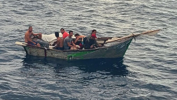 balseros desmienten la prosperidad de Díaz-Canel