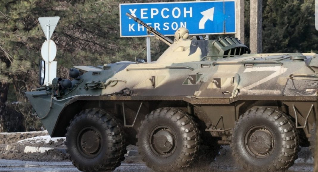 Tropas rusas toman una ciudad en Ucrania