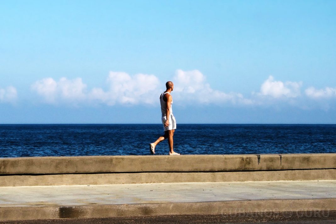 Hombre en el Malecón