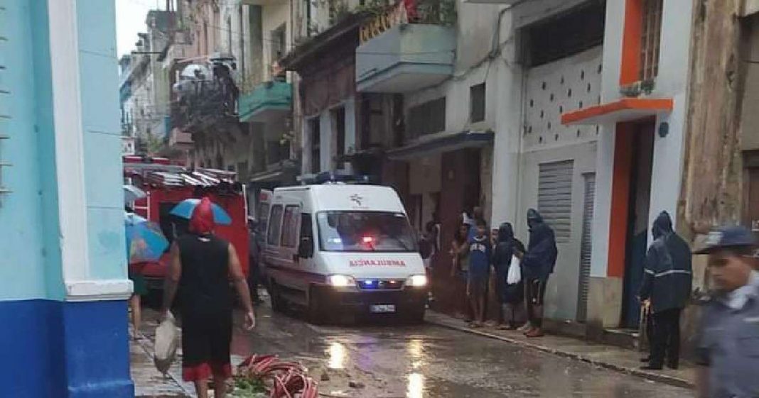 61 derrumbes en La Habana por las lluvias