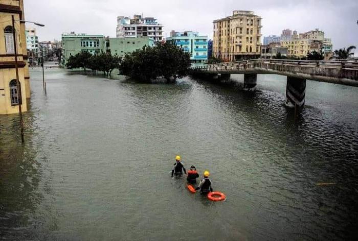 fuertes lluvias causan estragos en La Habana