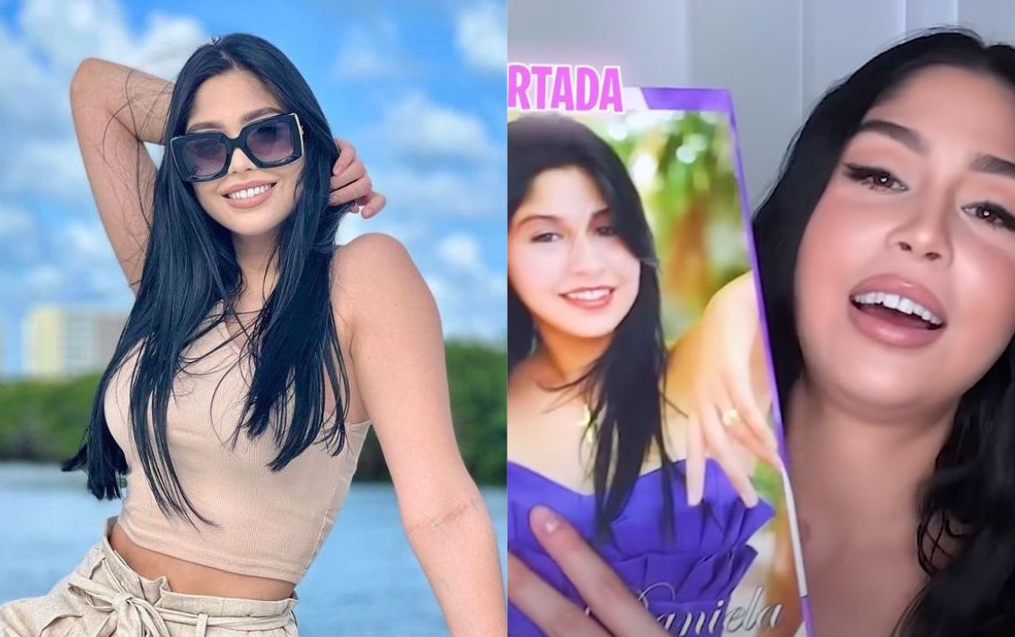 ¡Tremendo cambio! Así era la influencer Daniela Reyes a sus 15 años