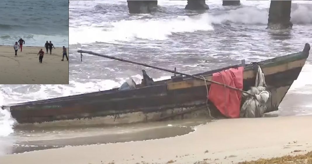 Siete balseros cubanos llegaron ayer martes a Pompano Beach, Florida