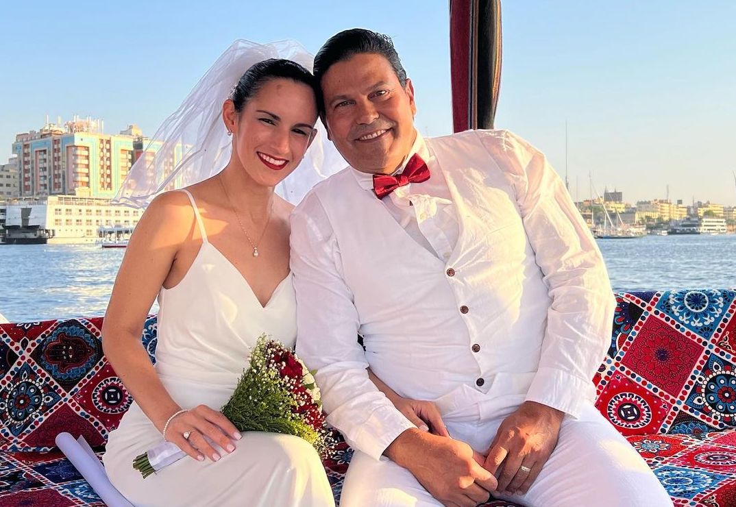 Francisco Gattorno se casó rodeado de las aguas del Río Nilo