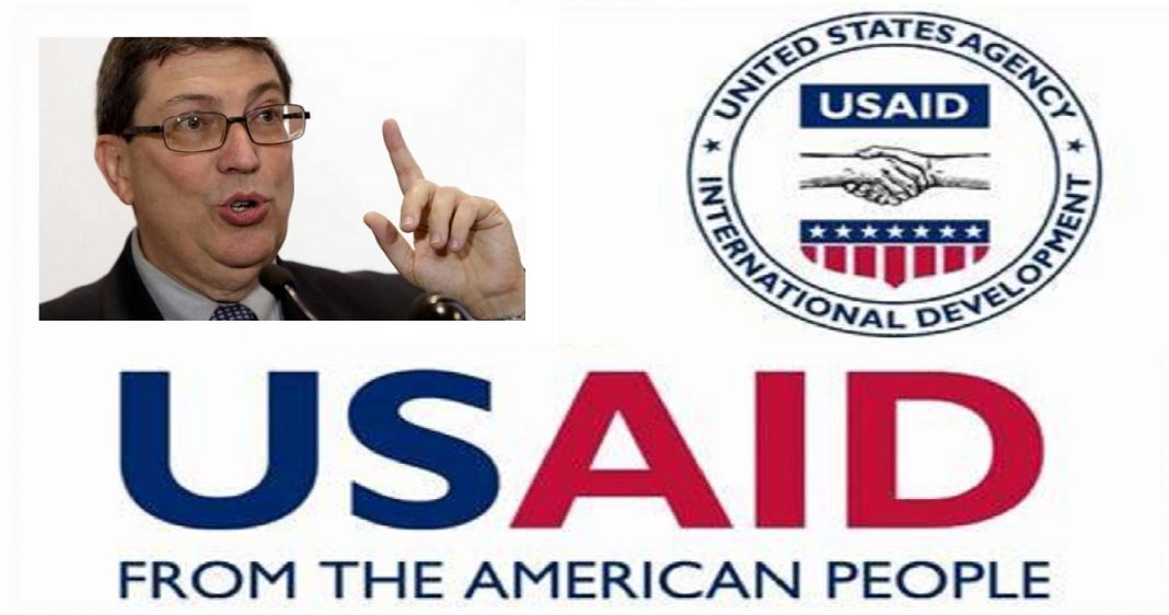 Bruno Rodríguez casi que agradece a la USAID por su ayuda a Cuba