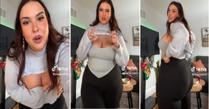 Steph Oshiri, la modelo XXL que escondía botellas de alcohol en