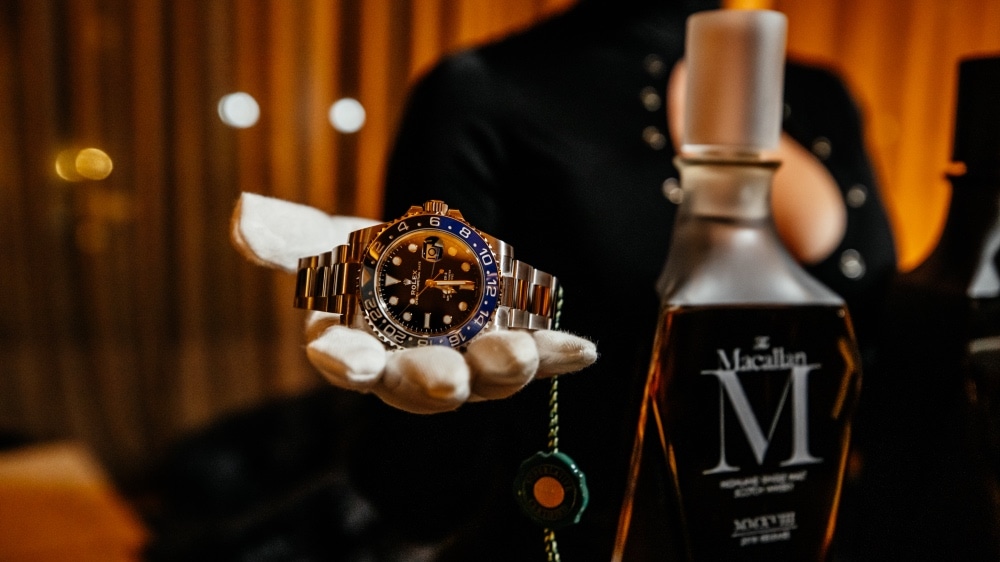 Whisky Macallan, Hotel Fontainebleau Rolex