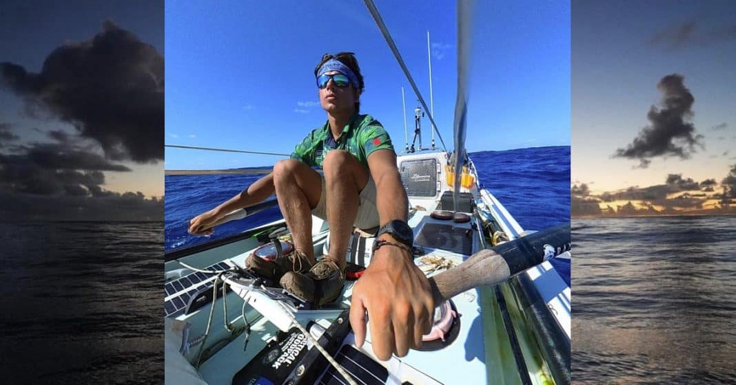 Aurimas Valujavičius busca imponer así un récord mundial haciendo el viaje en menos de 110 días