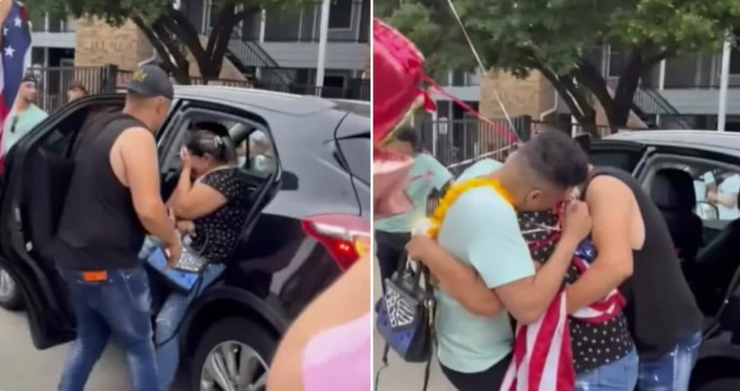 Cubanos reciben a su madre en los Estados Unidos gracias al Parole Humanitario