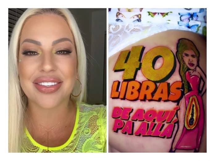 La Diosa se Tatúa su "Papaya de 40 Libras" Cuballama Noticias