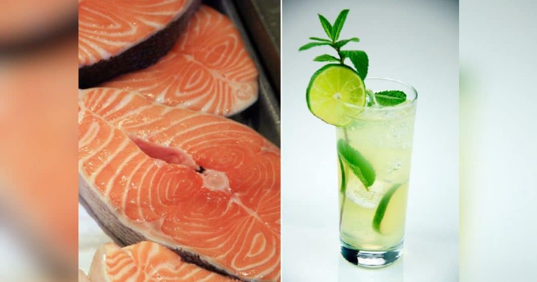 Salmón con Mojito, una receta inspirada en la cocina cubana.