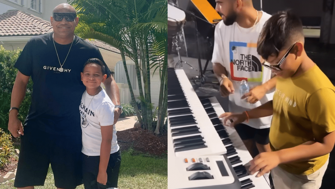 Alexander comparte video de su hijo tocando el piano, “Ay, ese es el Junior”