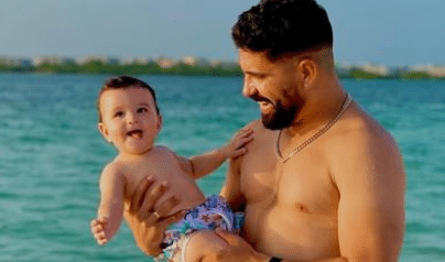 El actor demuestra constantemente el amor que tiene por Bastian