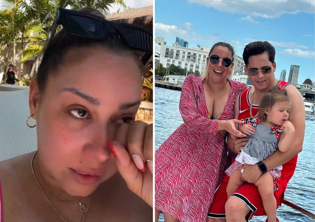 Señorita Dayana se disculpa por gritarle a su esposo en cámara