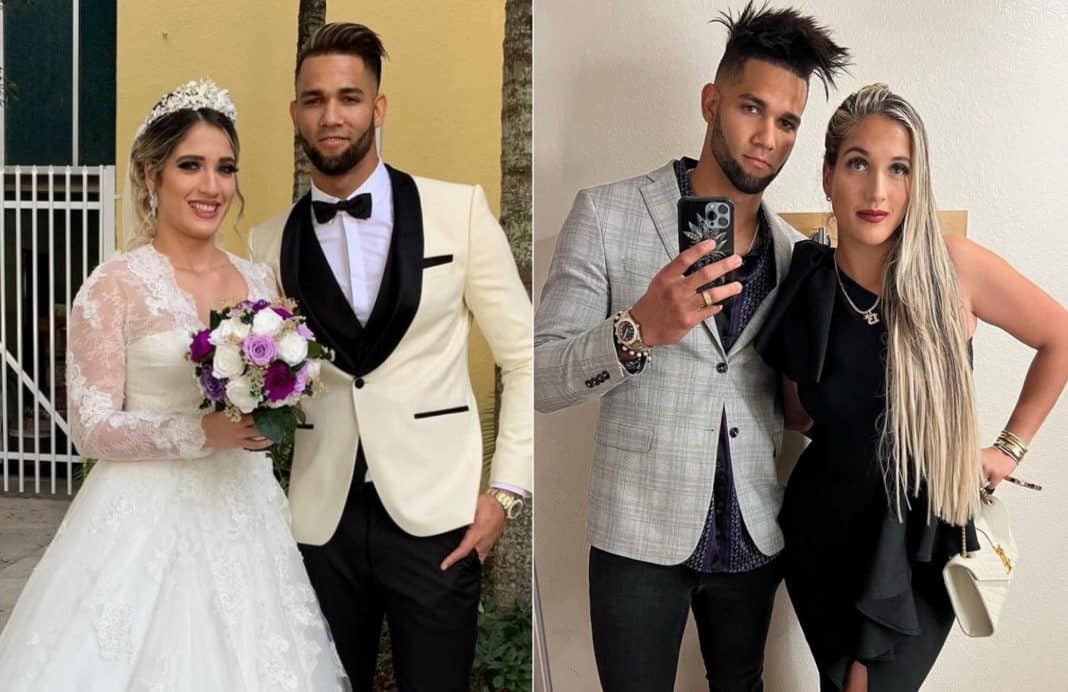 ¡Lourdes Gurriel y su esposa Jennifer Álvarez celebran 5 años de casados!