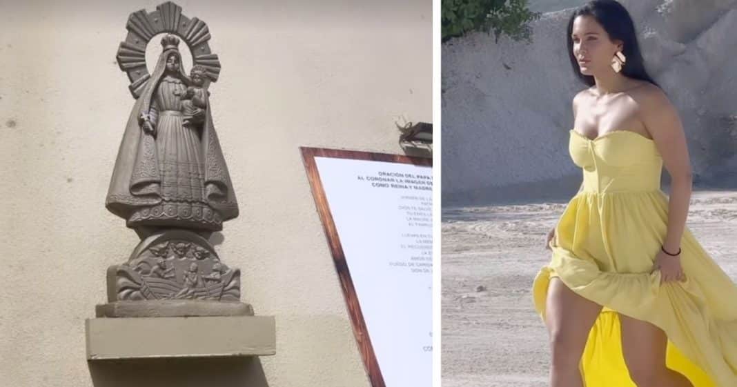 Camila Arteche es devota de la Virgen de la Caridad del Cobre