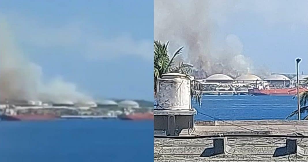 Incendio en Matanzas