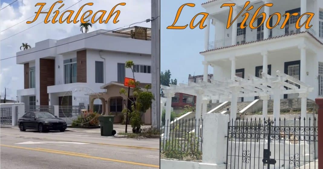 Una mansión en Hialeah compite contra esta mansión en La Víbora.