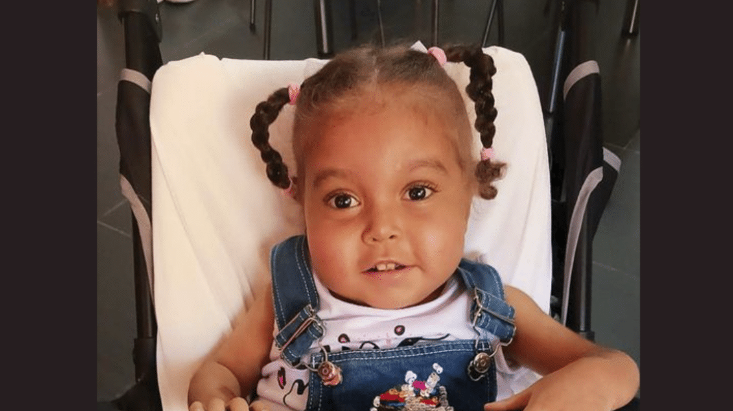 La niña Amanda Lemus Ortiz