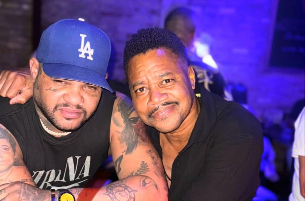 El Taiger con Cuba Gooding Jr. en Miami: “El modelo de mi próximo video”