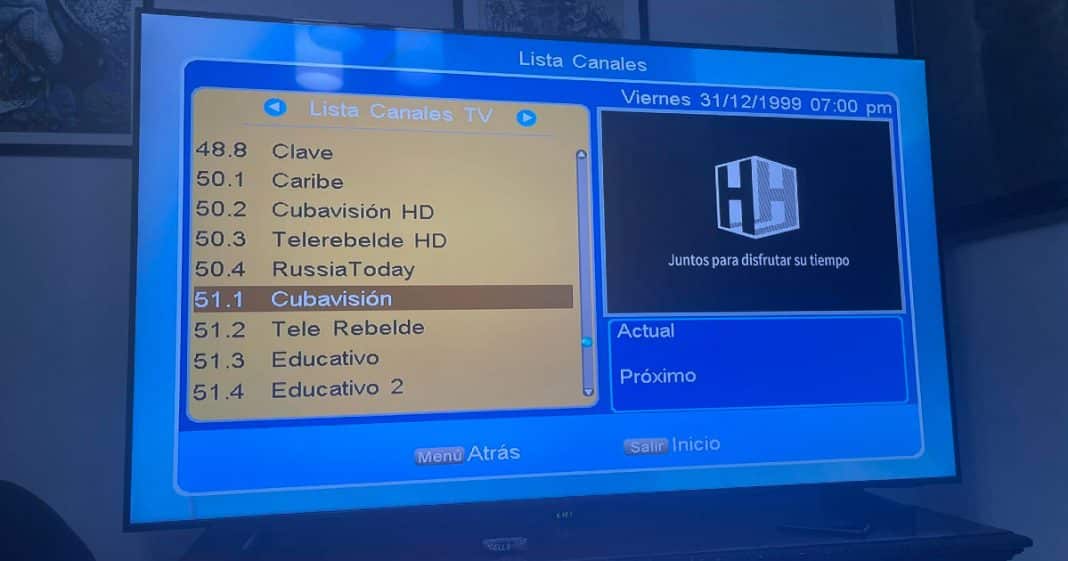 Señal de TV en Cuba