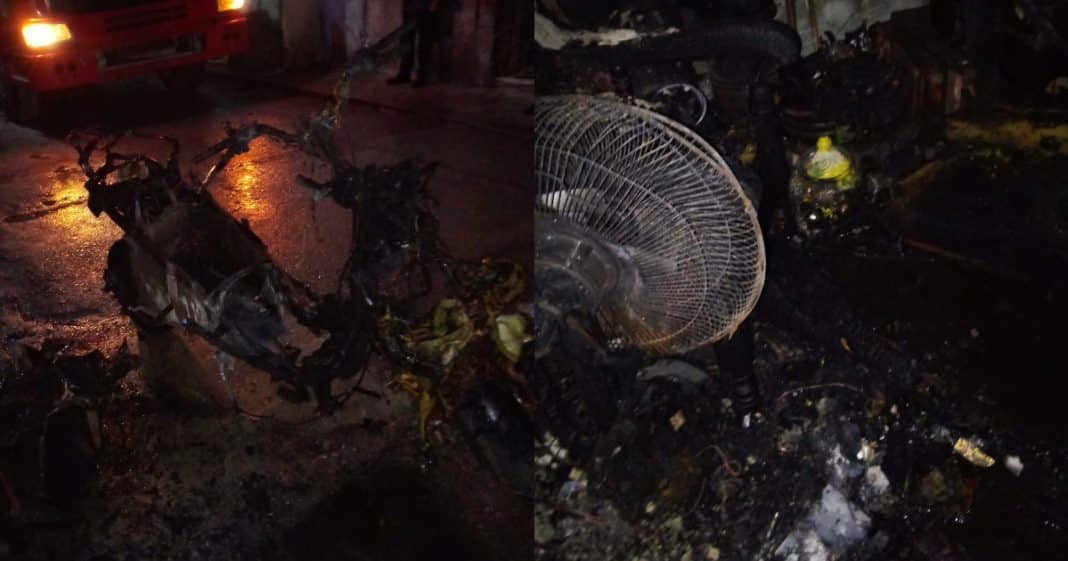 Incendio de motorina