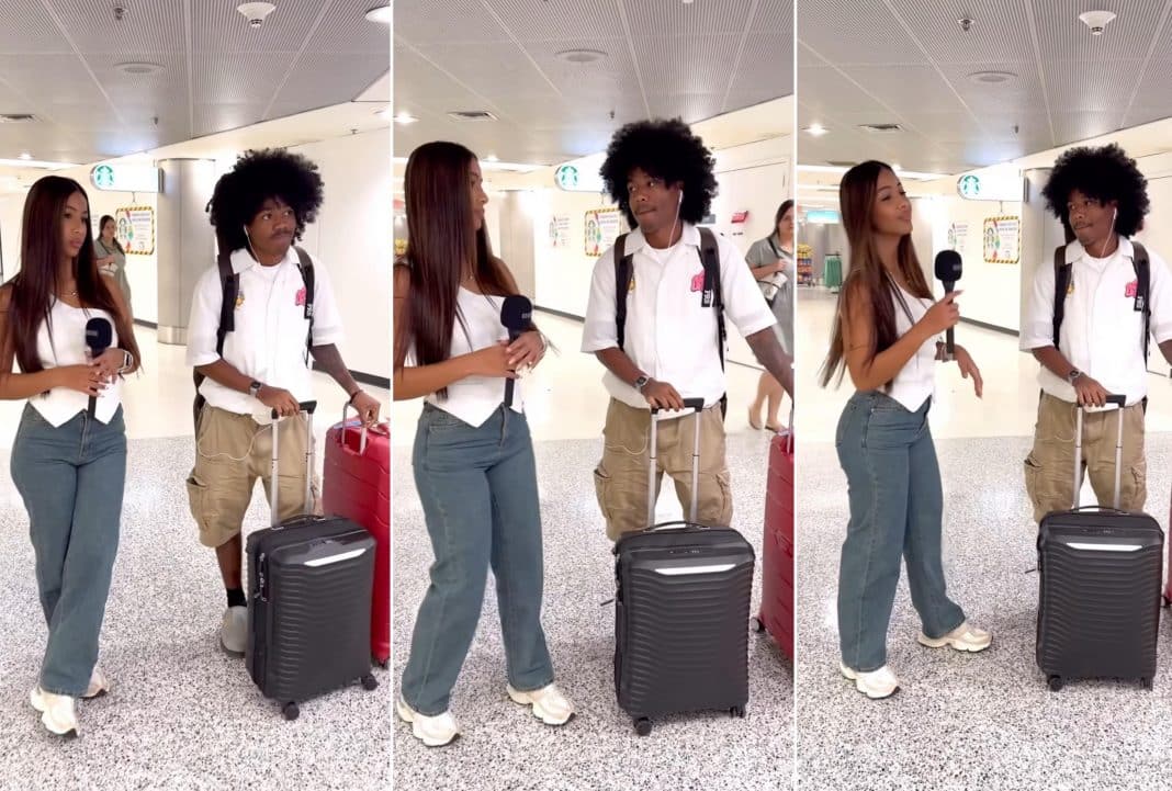 “¿Soltero o casado?”: La incómoda entrevista de Wampi y su exnovia Samantha Hernández