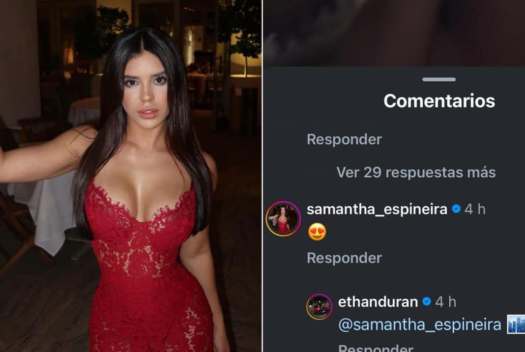 Samantha Espineira parece confirmar romance con el amigo de su exnovio