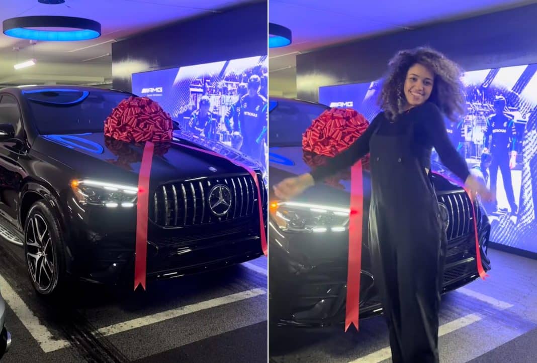 Kuki, hija de Alexander Delgado, se compra un lujoso Mercedes-Benz GLC por su cumpleaños 23