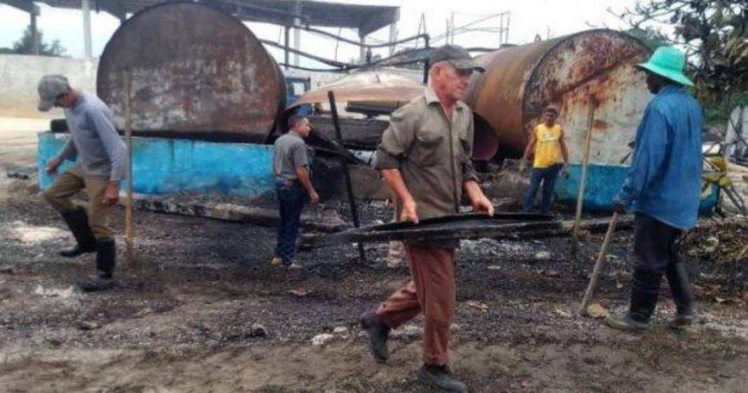 Incendio en Sancti Spíritus