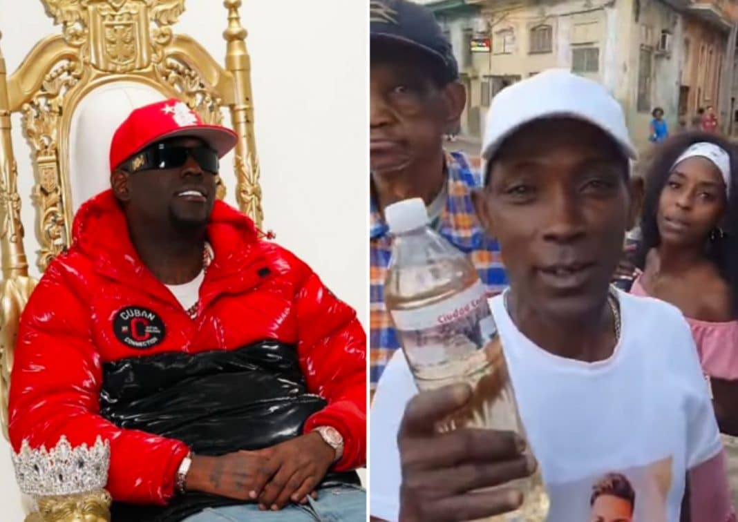 Chocolate MC envía comida por Fin de Año a su barrio Los Sitios