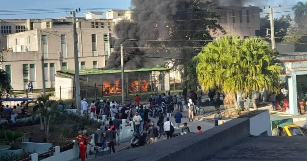 Incendio de motorinas