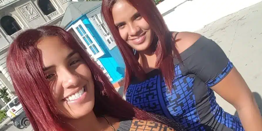 Las hermanas Lisdani y Lisdiani Rodríguez Isaac (Foto: Archivo)