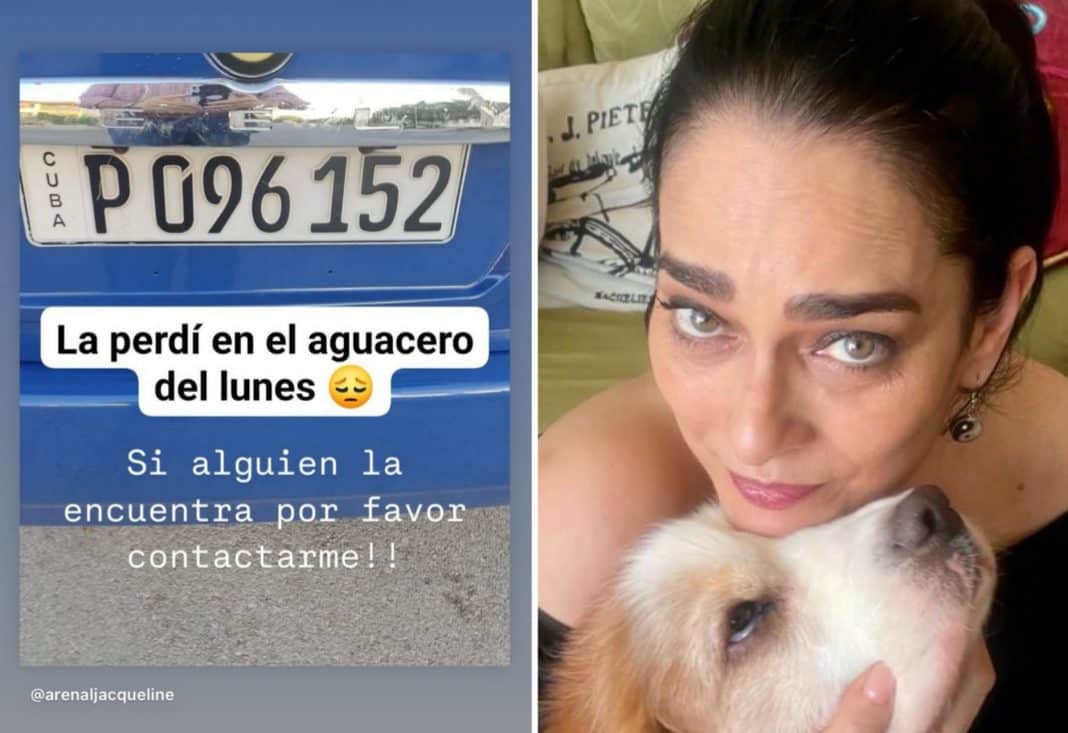 Jacqueline Arenal pide ayuda para encontrar la matrícula de su carro, perdida en las inundaciones de La Habana