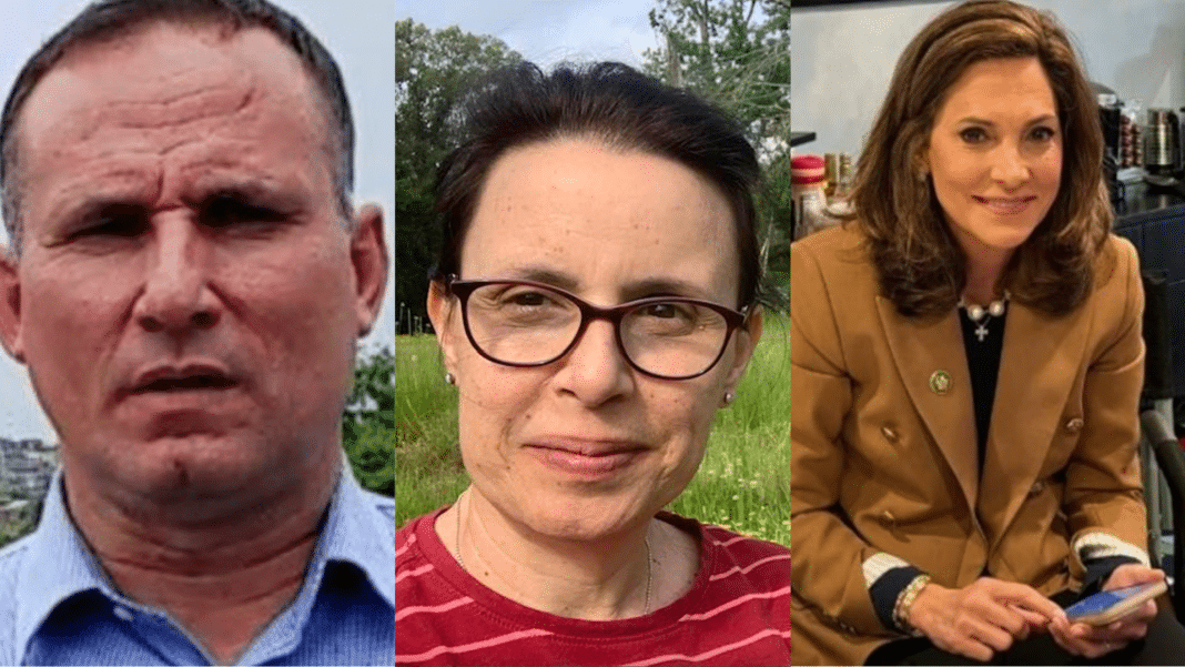 José Daniel Ferrer, Omara Ruiz y María Elvira Salazar