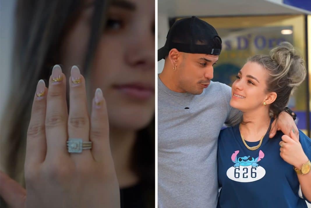 “¡Nos casamos!”: Ultrack y Claudia Artiles compran sus anillos de boda