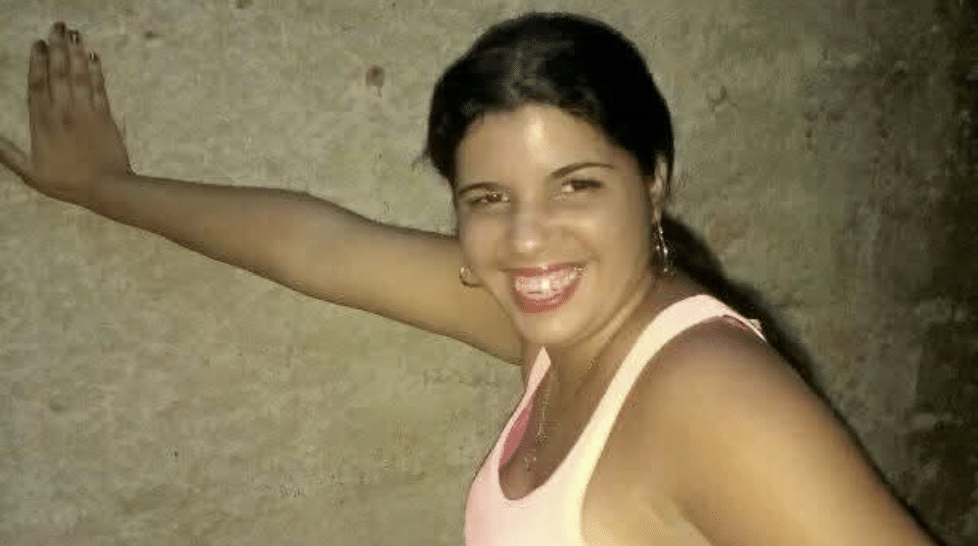 Joven cubana desaparecida este domingo.