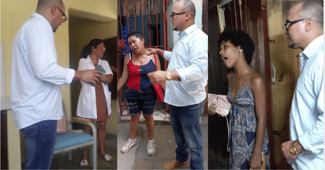 Roilán Rodríguez Barbán se pasea por el barrio de La Timba.