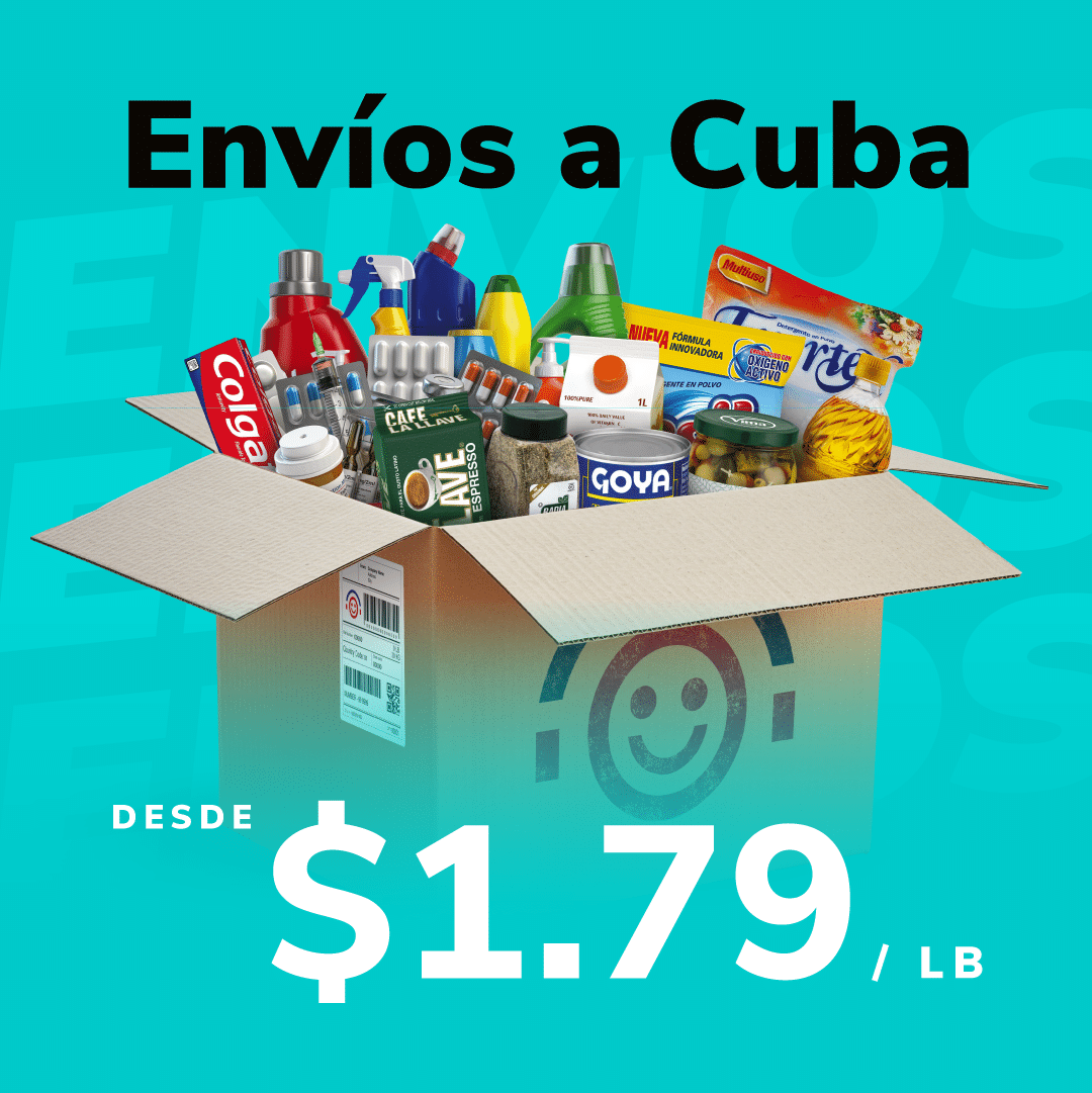 Envios a Cuba desde $1.79 x LB