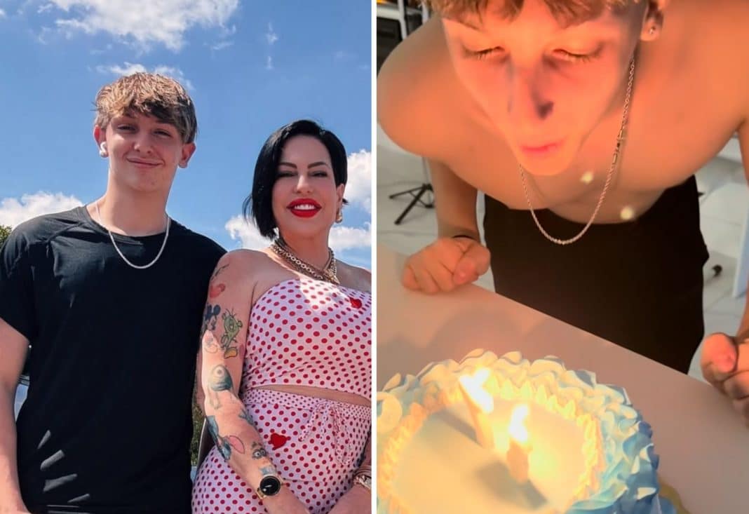 Axel, el hijo mayor de La Diosa, cumple 17 años