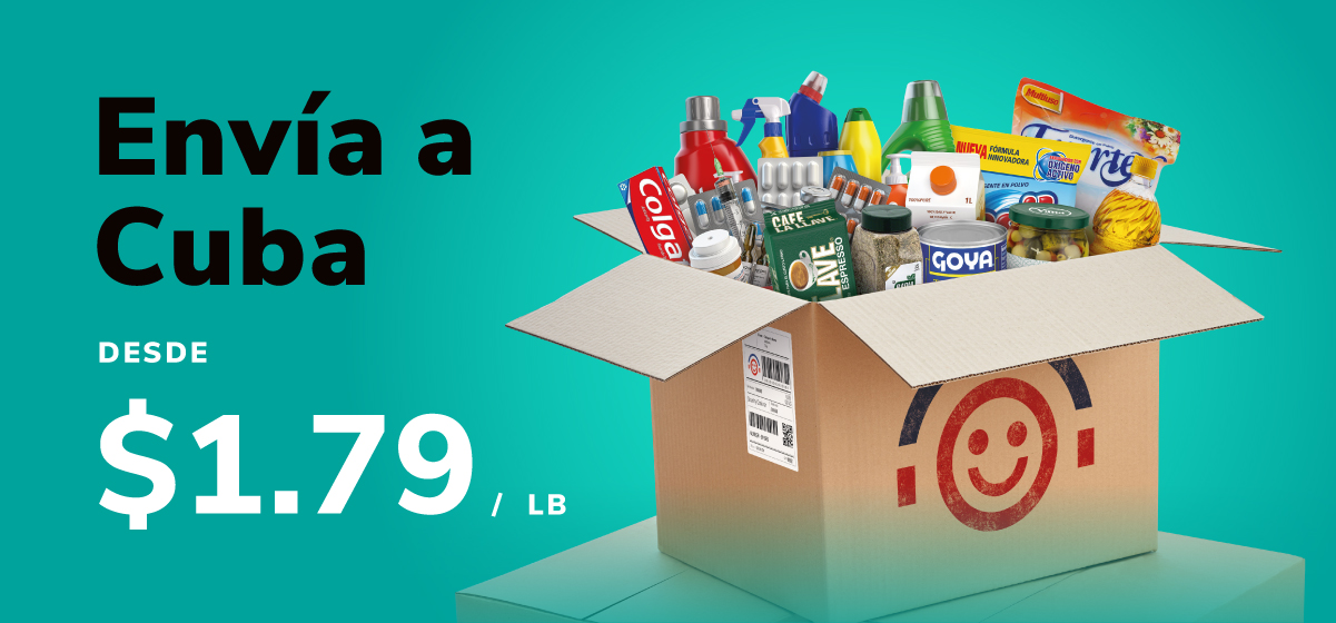 Envios a Cuba desde $1.79 x LB