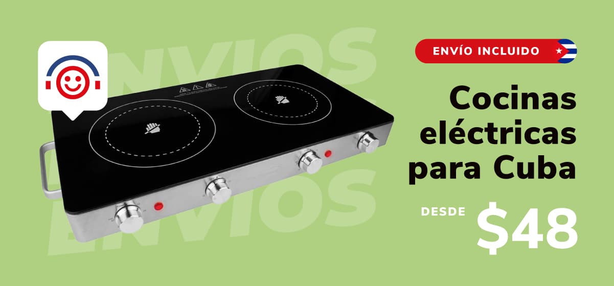 Cocinas y hornillas eléctricas para Cuba ¡Entrega Express 3 a 7 días!