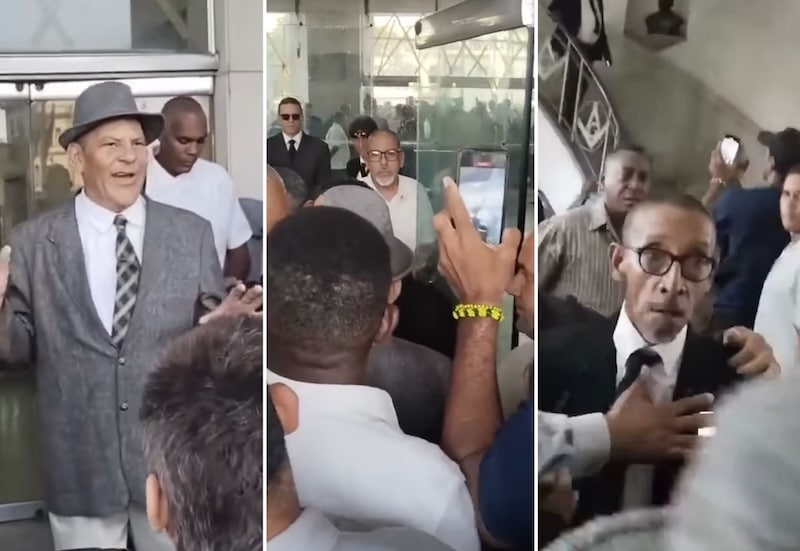 Masones cubanos expulsan del edificio de la Gran Logia a Mayker Filema Duarte, líder impuesto por el Gobierno