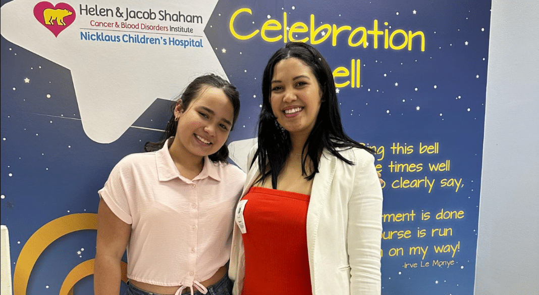 Náthaly Zaragoza Hernández junto a Darcy Borrero.