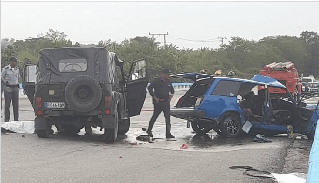 Accidente en Palma Soriano, Santiago de Cuba