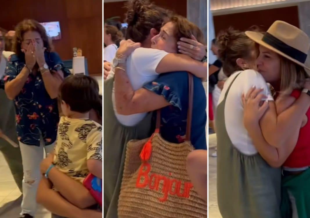 ¡Actriz Coralita Veloz se reencuentra con su hija Tahimí Alvariño en Punta Cana!